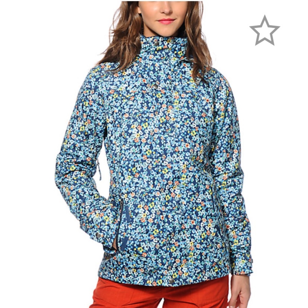 Burton Jet Set Confetti Floral Jacket Medium